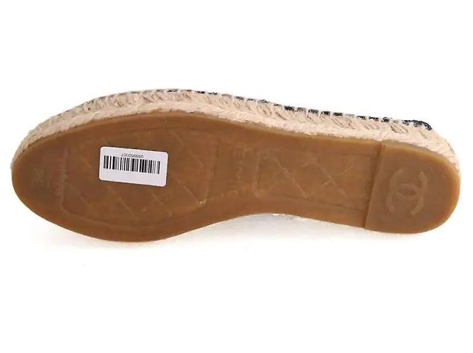 Chanel Espadrilles Lila Stoff Größe 38 - Ansicht 6