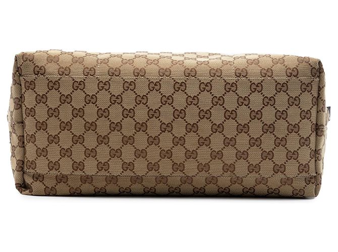 Tote Gucci GG Canvas Web Beige - vista 3
