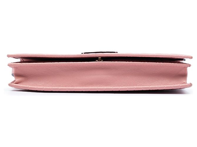 Borsa a tracolla Wallet on Strap Gucci Microguccissima Rosa - vista 3