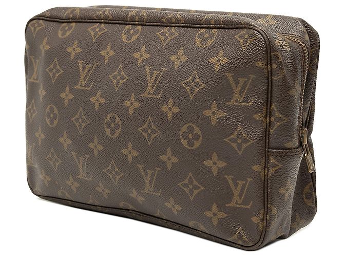 Louis Vuitton Monogram Trousse Toilette 28 Clutch Bag Braun - Ansicht 2
