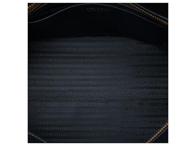 Borsa Esplanade Prada in Saffiano e City Calf nera Nero - vista 4