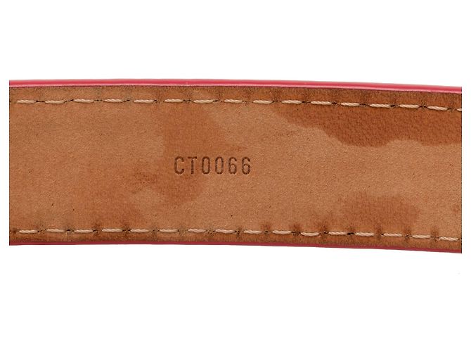 Louis Vuitton Monogram Vernis Gürtel Rosa Pink - Ansicht 5