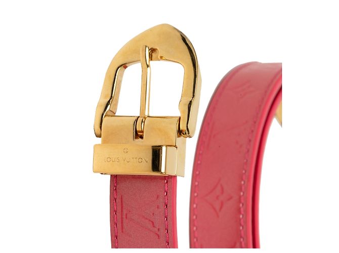 Louis Vuitton Monogram Vernis Gürtel Rosa Pink - Ansicht 9