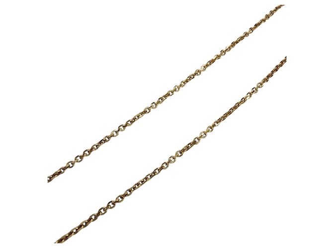 Collana Clair D Lune Dior placcata in oro con perle finte e strass D'oro - vista 5