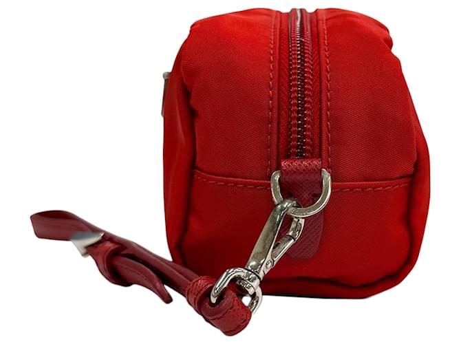 Beauty case Prada Tessuto rosso - vista 4