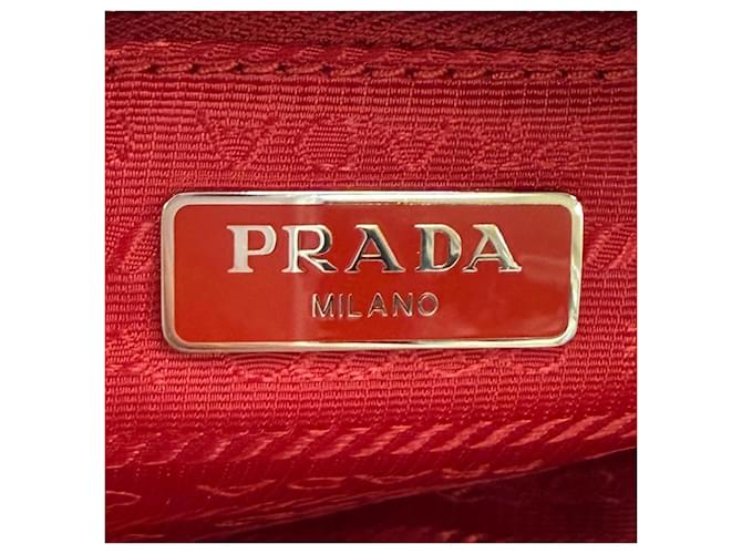 Beauty case Prada Tessuto rosso - vista 6