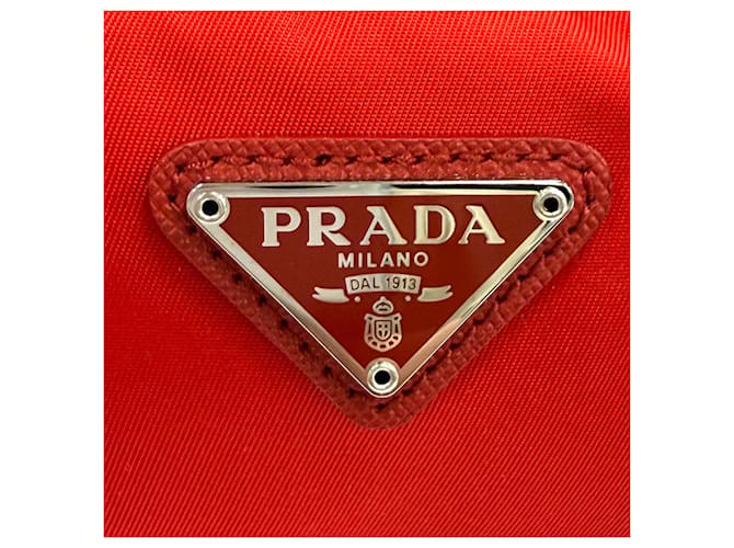 Beauty case Prada Tessuto rosso - vista 7