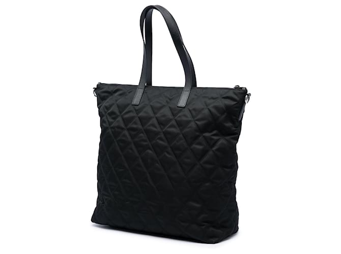 Borsa Prada Impuntu Tessuto Nera Nero - vista 2