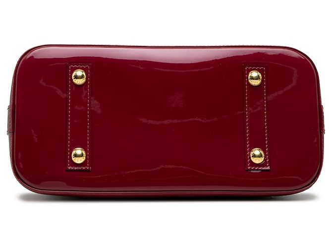Louis Vuitton Monogram Vernis Alma PM Handtasche rot - Ansicht 3