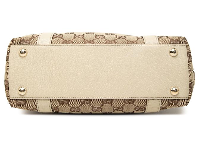 Tote Gucci GG Canvas Abbey D Ring Beige - vista 3