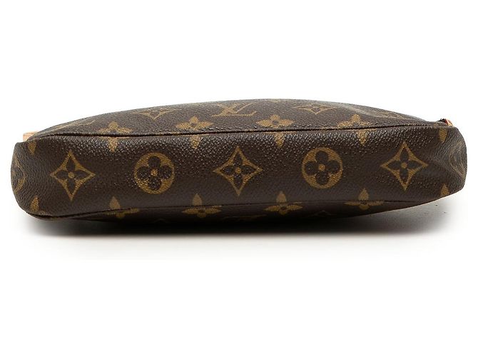 Borsa a tracolla Louis Vuitton Monogram Pochette Accessoires Marrone - vista 3
