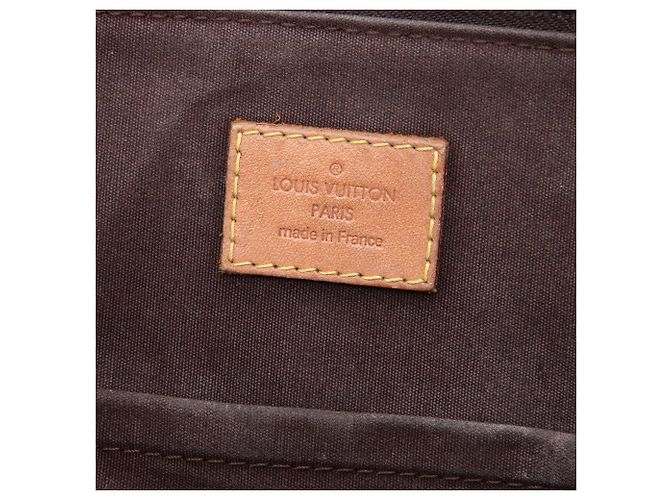 Borsa Louis Vuitton Monogram Vernis Alma PM Purple Porpora - vista 5