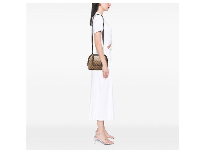 Borsa Mini GG Crystal Dome Gucci Beige - vista 6