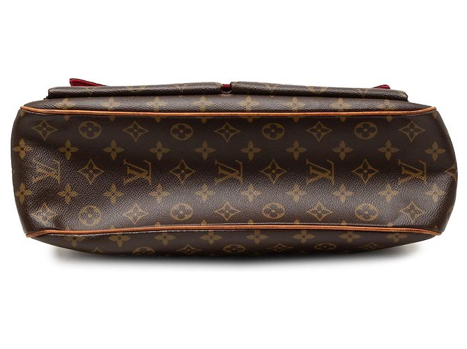 Borsa Tote Louis Vuitton Monogram Multipli Cite Marrone - vista 3
