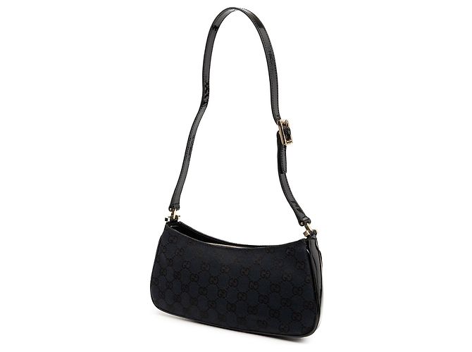 Borsa a tracolla Gucci GG Canvas blu - vista 2