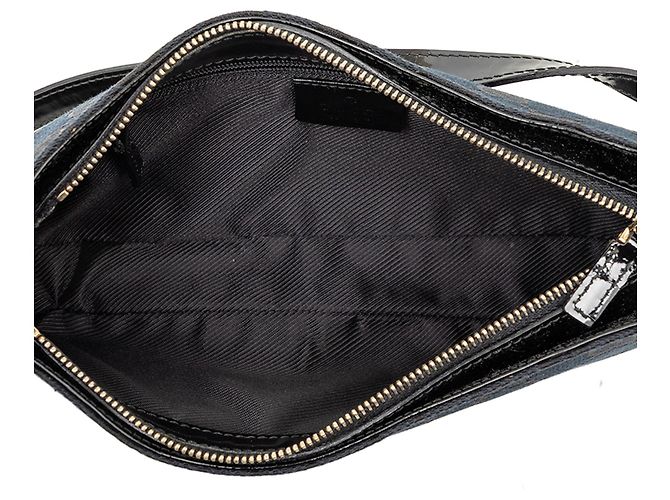 Borsa a tracolla Gucci GG Canvas blu - vista 4