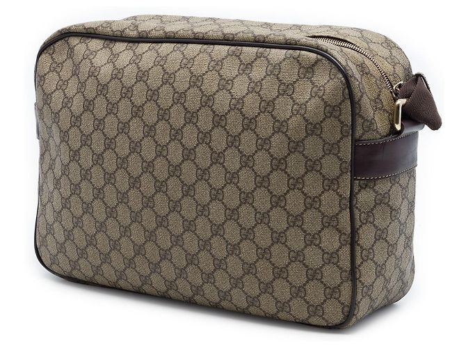 Borsa a tracolla Gucci GG Supreme Beige - vista 2