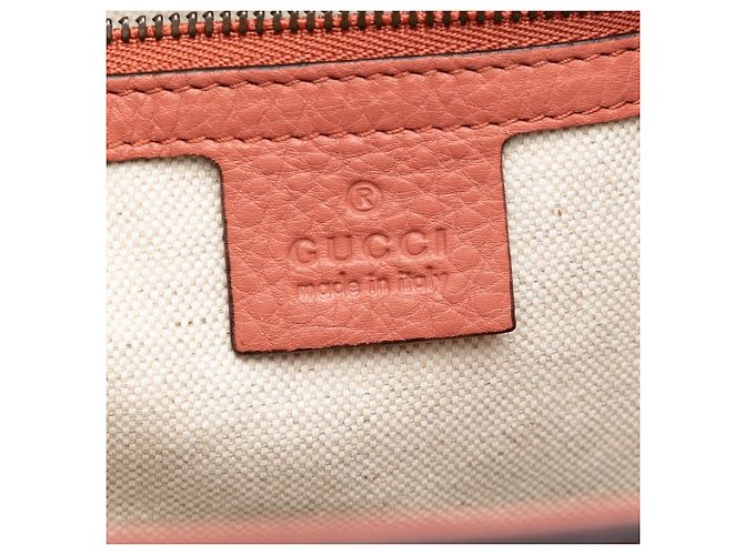 Bamboo Borsa Shopper Gucci in pelle di vitello Tall rosa con bambù - vista 5