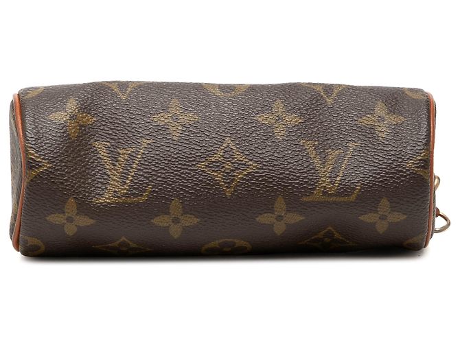 Borsa a mano Louis Vuitton Monogram Papillon Pochette Marrone - vista 3