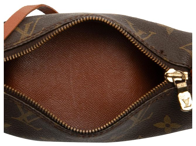 Borsa a mano Louis Vuitton Monogram Papillon Pochette Marrone - vista 4