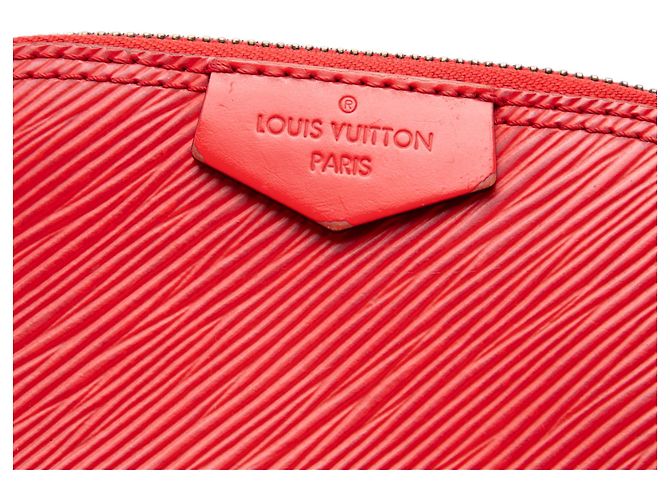 Borsa a tracolla Mini Alma in pelle Epi rossa Louis Vuitton Rosso - vista 5