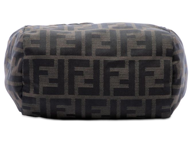 Borsa Fendi Mini Zucca Canvas Marrone - vista 3