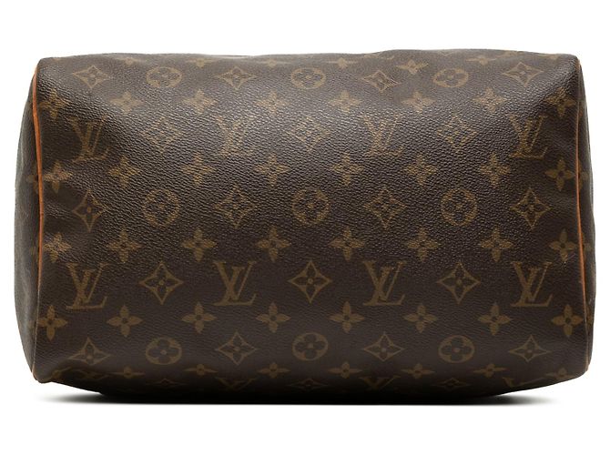 Borsa Boston Louis Vuitton Monogram Speedy 30 Marrone - vista 3