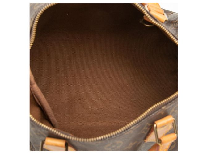 Borsa Boston Louis Vuitton Monogram Speedy 30 Marrone - vista 4