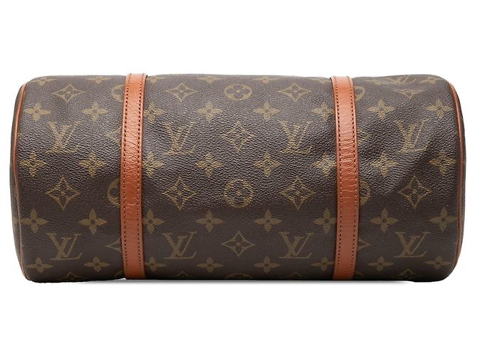 Bolsa de mão Louis Vuitton Monogram Papillon 30 Castanha Marrom - vista 3