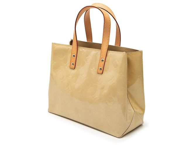 Borsa a mano Louis Vuitton Monogram Vernis Reade PM Beige - vista 2