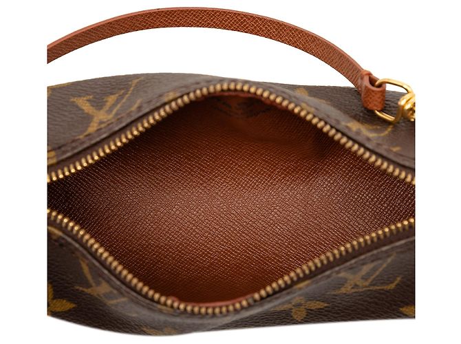 Borsa a mano Louis Vuitton Monogram Papillon Pochette Marrone - vista 4