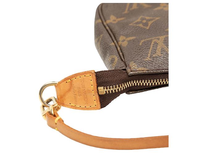 Borsa a tracolla Louis Vuitton Monogram Pochette Accessoires Marrone - vista 5