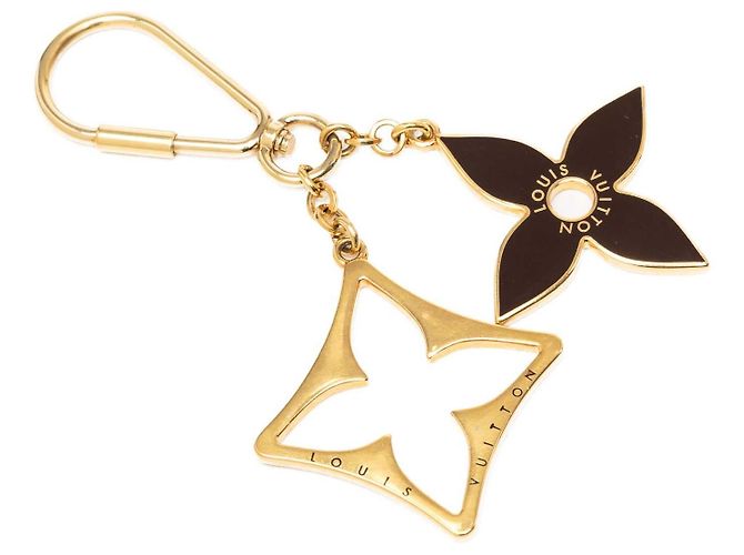 Twist Portachiavi e charm per borsa Puzzle in smalto e placcato oro nero Louis Vuitton - vista 4