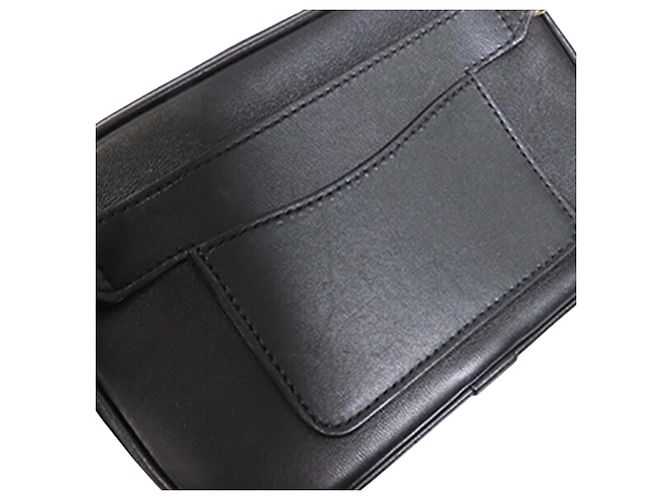 Borsa Camera Chanel CC Mania in pelle di agnello nera Nero - vista 12