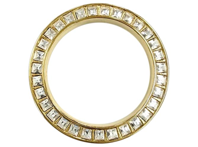 Anello Band Night Code Dior placcato oro, strass e lacca D'oro - vista 2