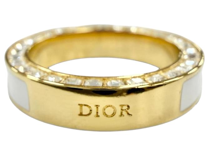 Anello Band Night Code Dior placcato oro, strass e lacca D'oro - vista 6