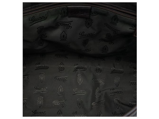 Borsa a tracolla Gucci Guccissima marrone - vista 4