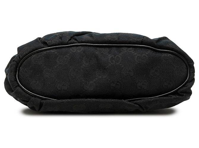Sac à main Gucci GG Canvas Web noir - vue 3