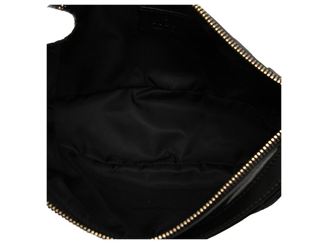Sac à main Gucci GG Canvas Web noir - vue 4