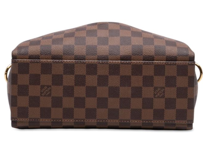 Borsa Tote Louis Vuitton Damier Ebene Odeon PM Marrone - vista 3