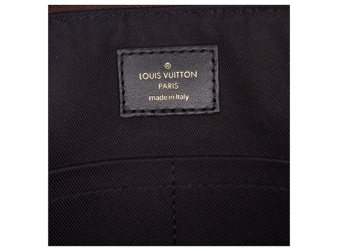 Borsa Tote Louis Vuitton Damier Ebene Odeon PM Marrone - vista 5