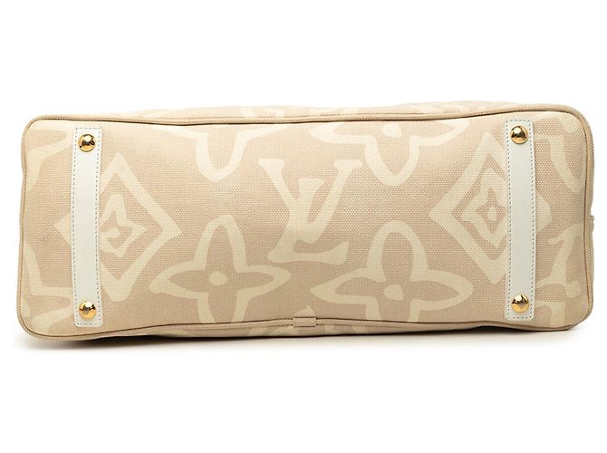Borsa Tote Cabas GM Louis Vuitton Monogram Tahitienne Beige - vista 3