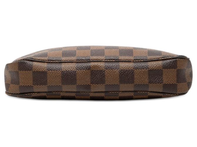 Borsa a tracolla Louis Vuitton Damier Ebene Pochette Accessoires Marrone - vista 3