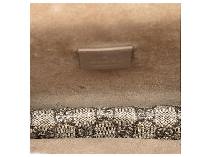 Borsa a tracolla Gucci Small GG Supreme Dionysus Beige - vista 4