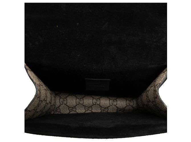 Borsa a Tracolla Gucci Small GG Supreme Dionysus Beige - vista 4