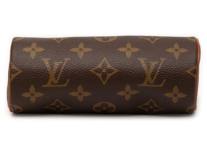 Borsa a mano Louis Vuitton Monogram Papillon Pochette Marrone - vista 3