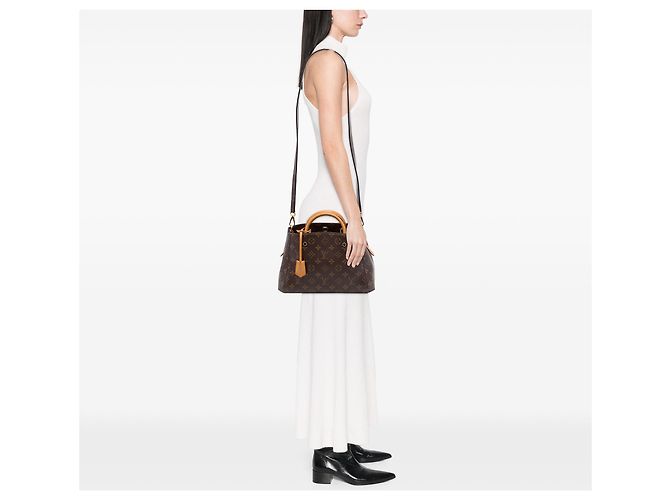 Louis Vuitton Monogram Montaigne BB Satchel Braun - Ansicht 7