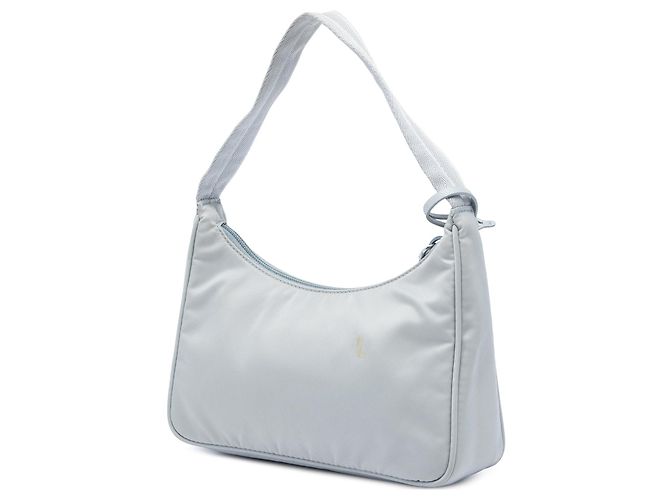 Borsa a tracolla Prada Mini Tessuto Re Edition 2000 Grigia Grigio - vista 2