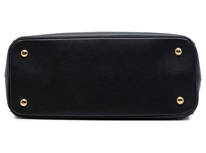 Borsa Prada Galleria Medium Saffiano Lux Nera Nero - vista 3