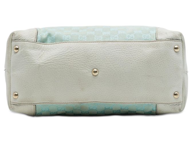 Borsa Tote Gucci GG Canvas blu - vista 3